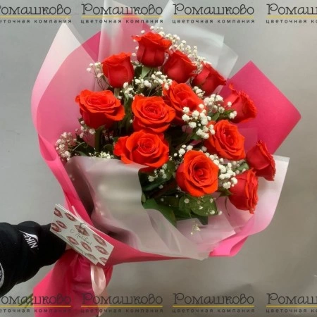 Букет из розы «Восторг» за 5 299 - «Ромашково» в Красноярске