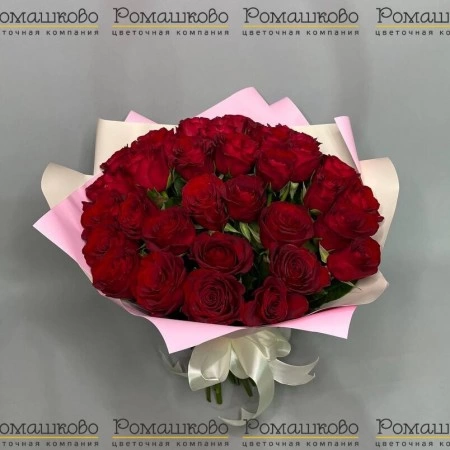 Букет из 35 красных роз за 5 100 - «Ромашково» в Красноярске