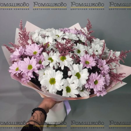 Букет из ромашек «Настроение» за 4 490 - «Ромашково» в Красноярске