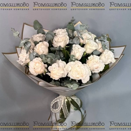 Букет из розы «Нежное сияние» за 7 290 - «Ромашково» в Красноярске