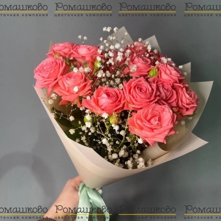 Букет из кустовых роз «Моник» за 3 400 - «Ромашково» в Красноярске