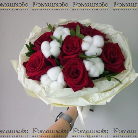 Букет из розы «Лоренза» за 4 100 - «Ромашково» в Красноярске