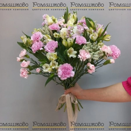 Букет из гвоздик «Кисло-сладкий вихрь» за 6 450 - «Ромашково» в Красноярске