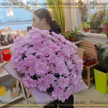 Букет из хризантемы «Жизнь всегда прекрасна» за 6 699 - «Ромашково» в Красноярске