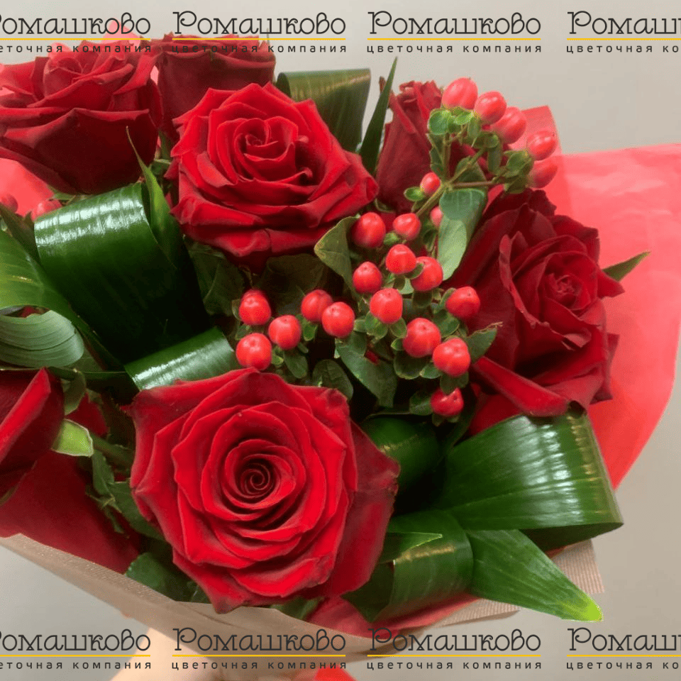 Классический букет роз