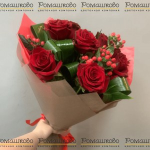 Превью Классический букет роз