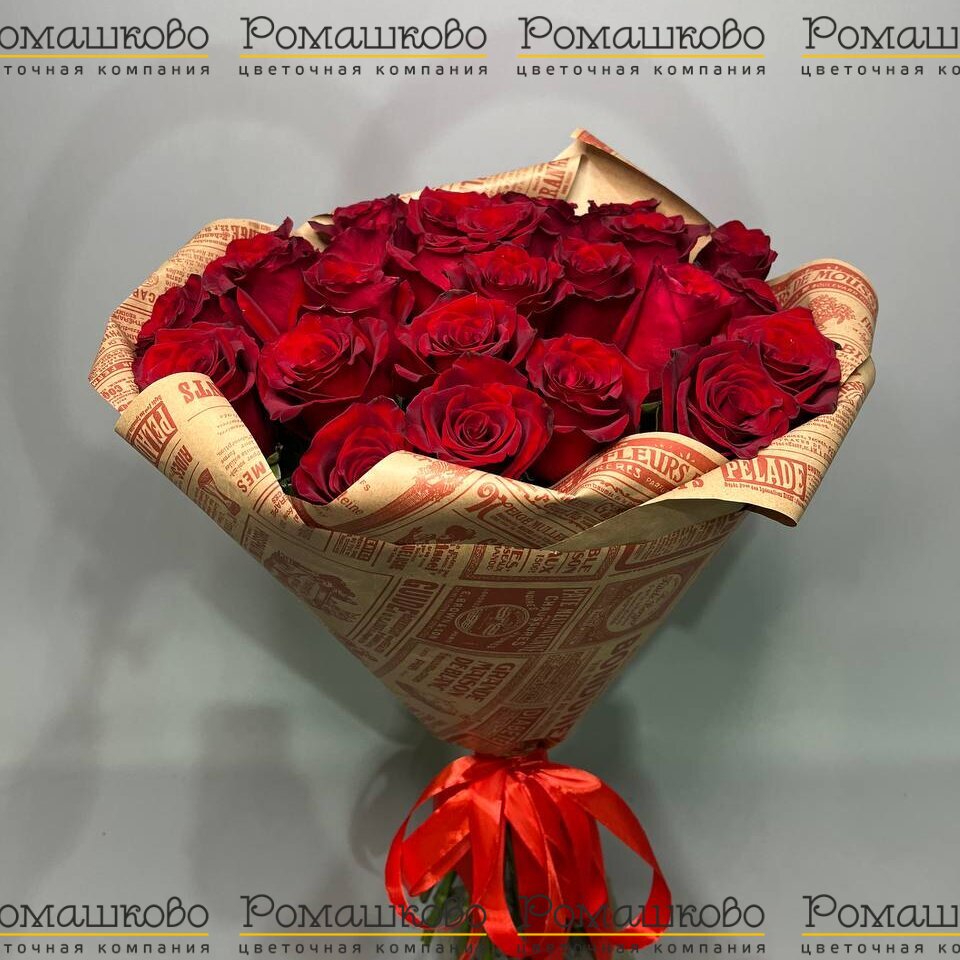 Букет красных роз