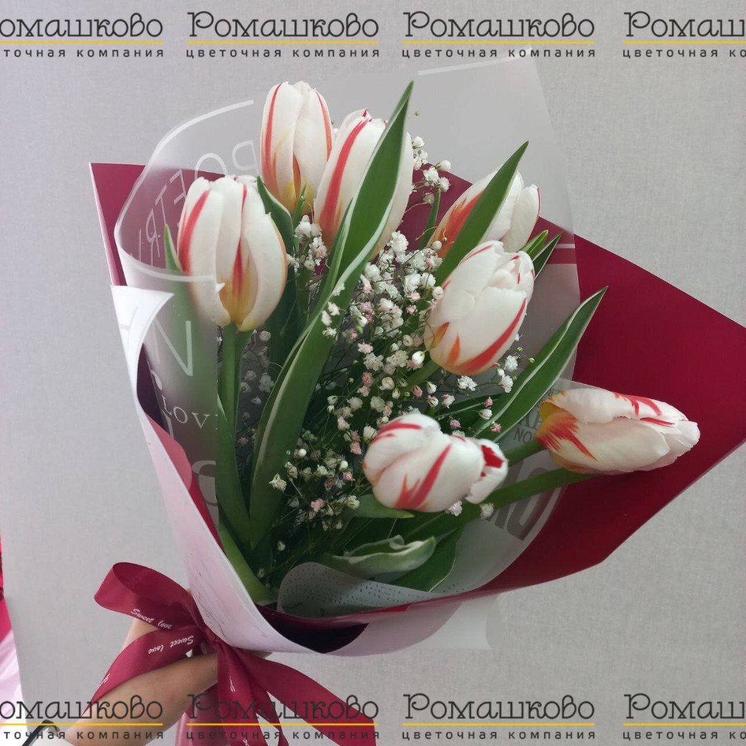 Букет из тюльпанов «Скрипка»