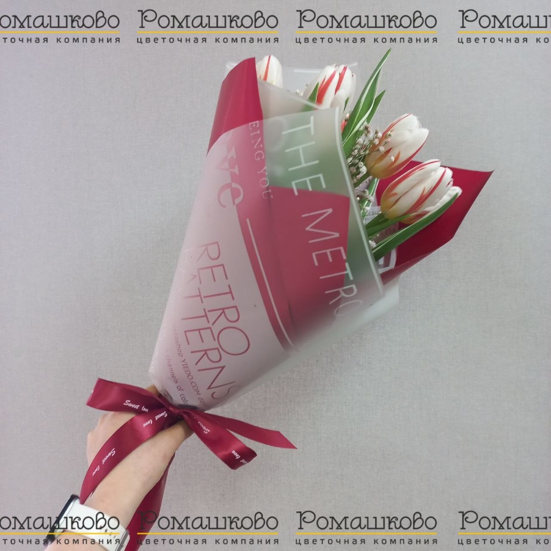 Букет из тюльпанов «Скрипка»