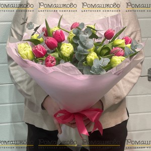 Превью Букет из тюльпанов «Моё солнце»