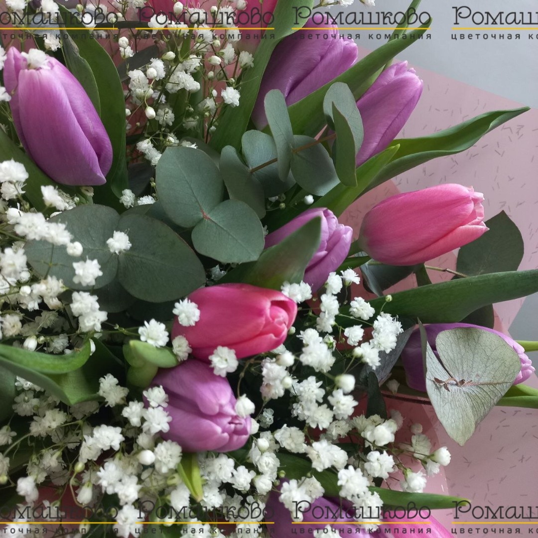 Букет из тюльпанов «Весна во Франции»