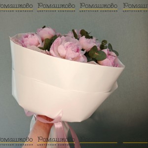 Превью Букет из пионов «Семь чувственных пионов»