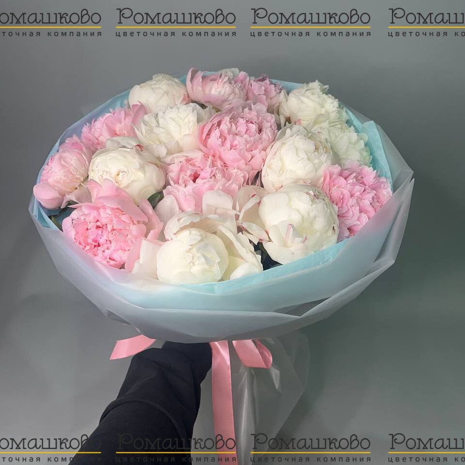 Букет из пионов «Чувственность»