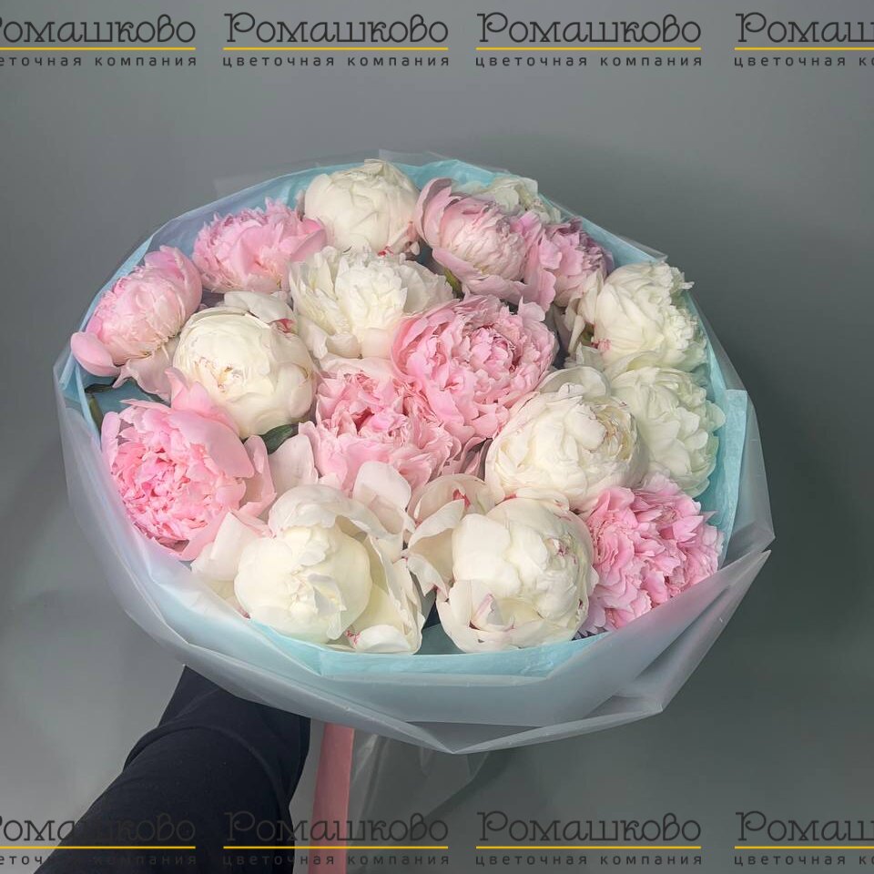 Букет из пионов «Чувственность»