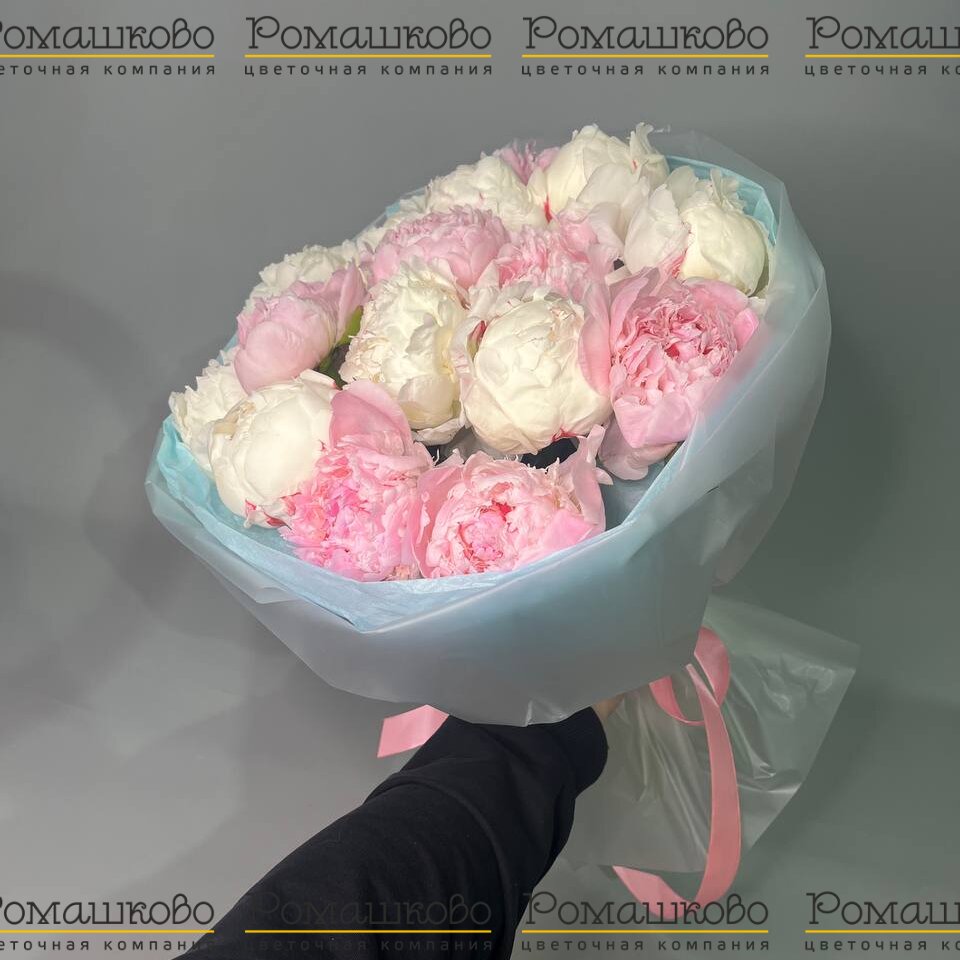 Букет из пионов «Чувственность»