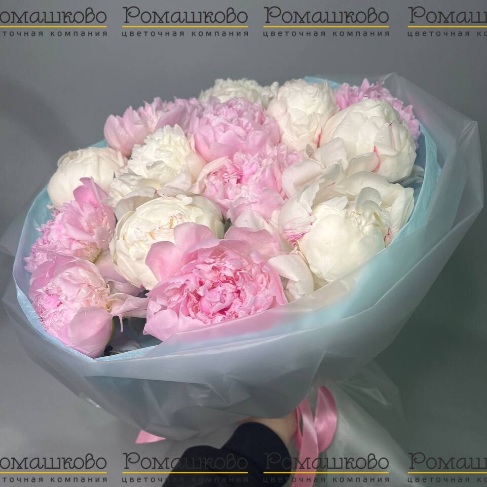 Букет из пионов «Чувственность»