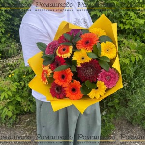Превью Букет из гербер «Сезон любви»