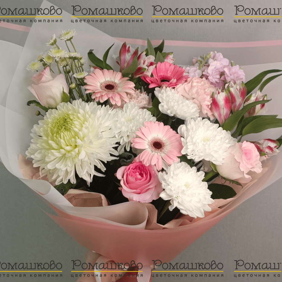 Букет из гербер «Пришла весна»