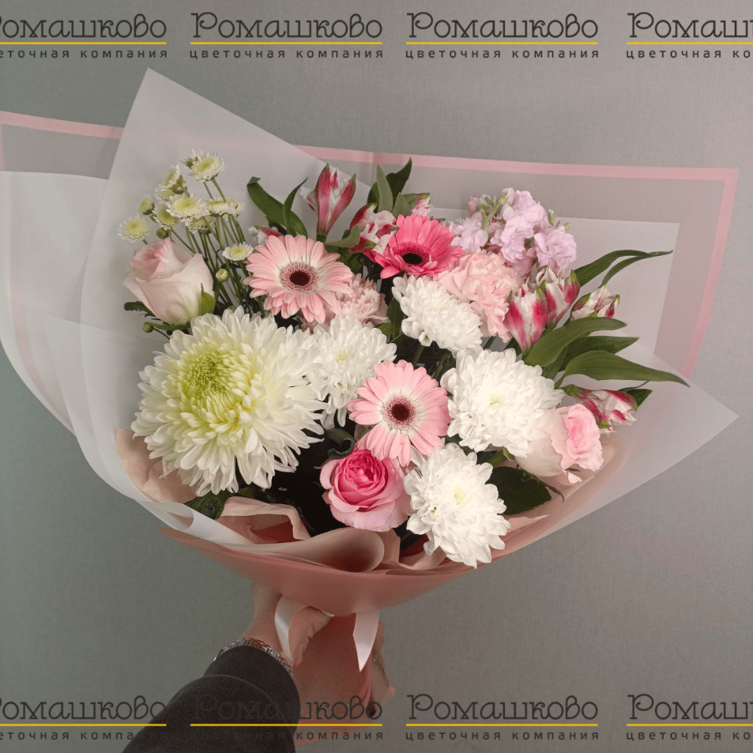 Букет из гербер «Пришла весна»