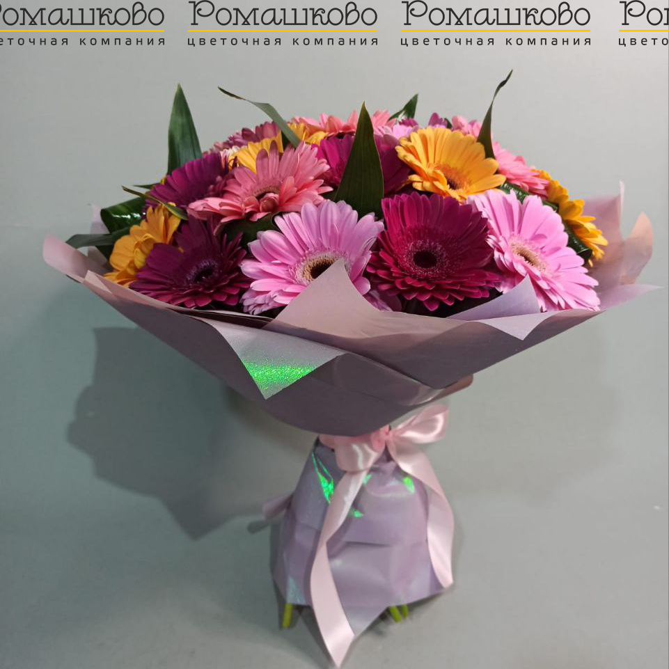 Букет из 25 гербер