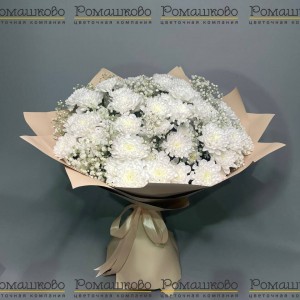 Превью Букет из хризантемы «Искренность»