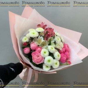 Превью Букет из хризантем «Если Я останусь»