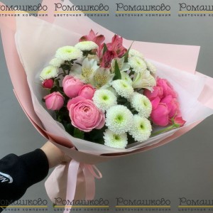 Превью Букет из хризантем «Если Я останусь»