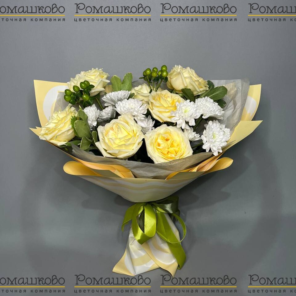 Букет из розы «Осень в Париже»