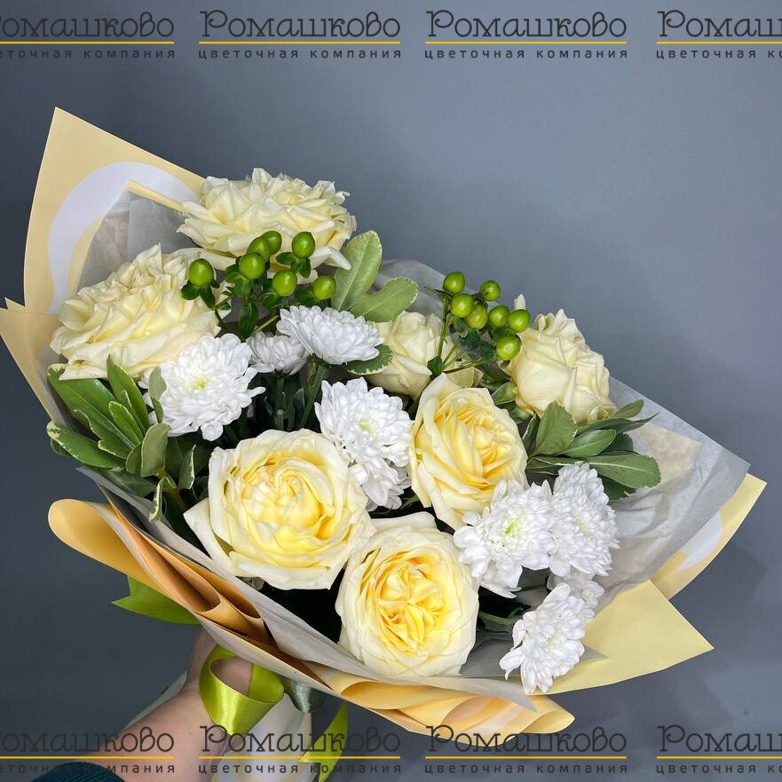 Букет из розы «Осень в Париже»