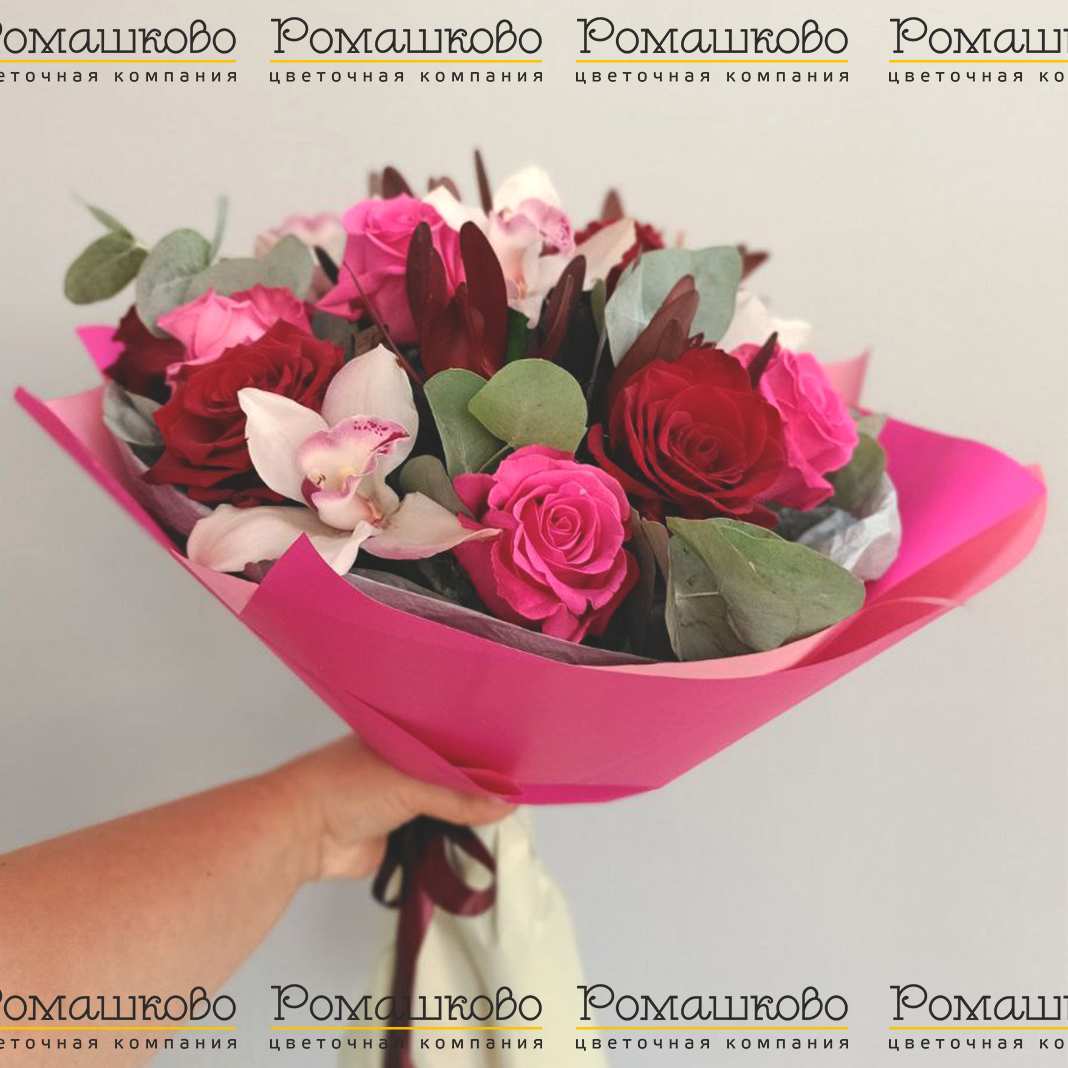 Букет из орхидей «Три метра над уровнем неба»