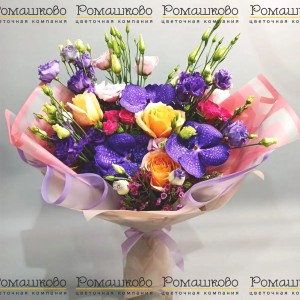 Превью Букет из орхидей «Встреча лета»