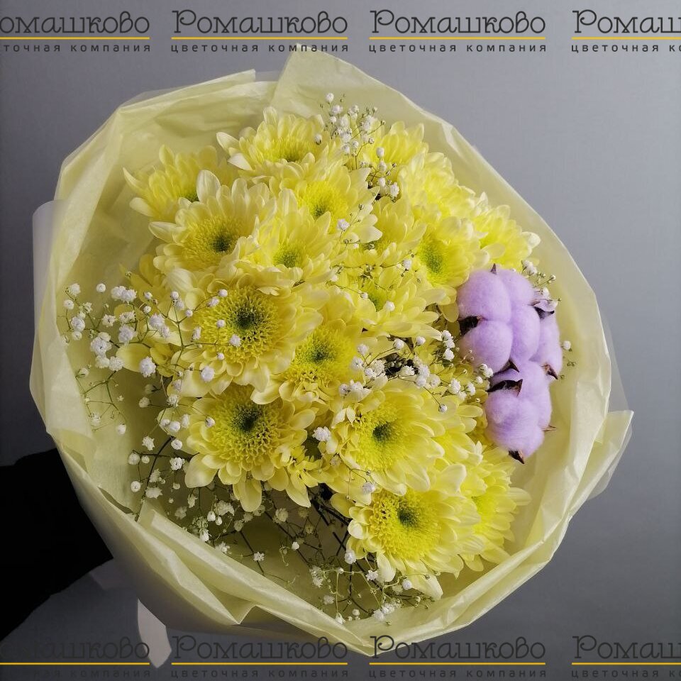Букет из хризантемы «Рио»