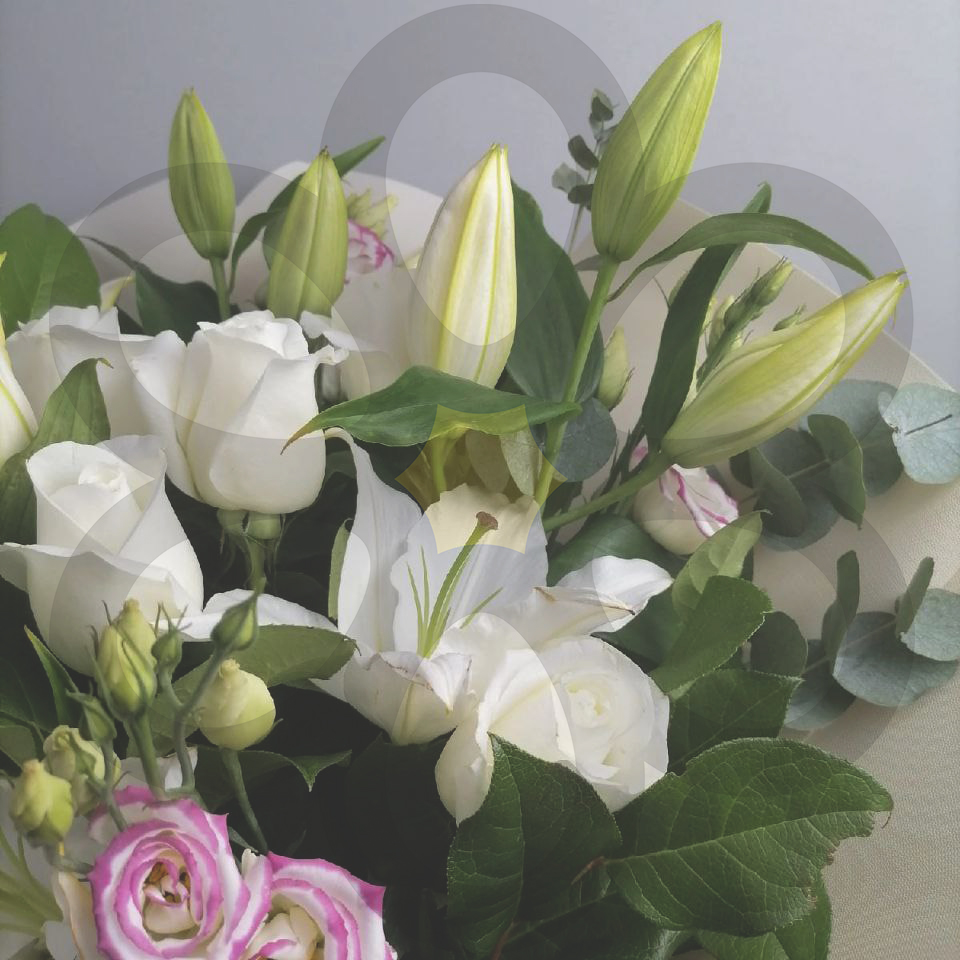 Букет из лилий «Тихая гавань»