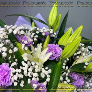 Превью Букет из лилий «Храброе сердце»