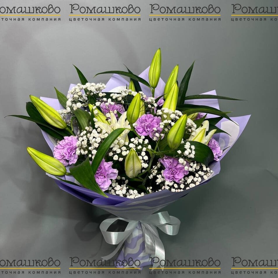 Букет из лилий «Храброе сердце»