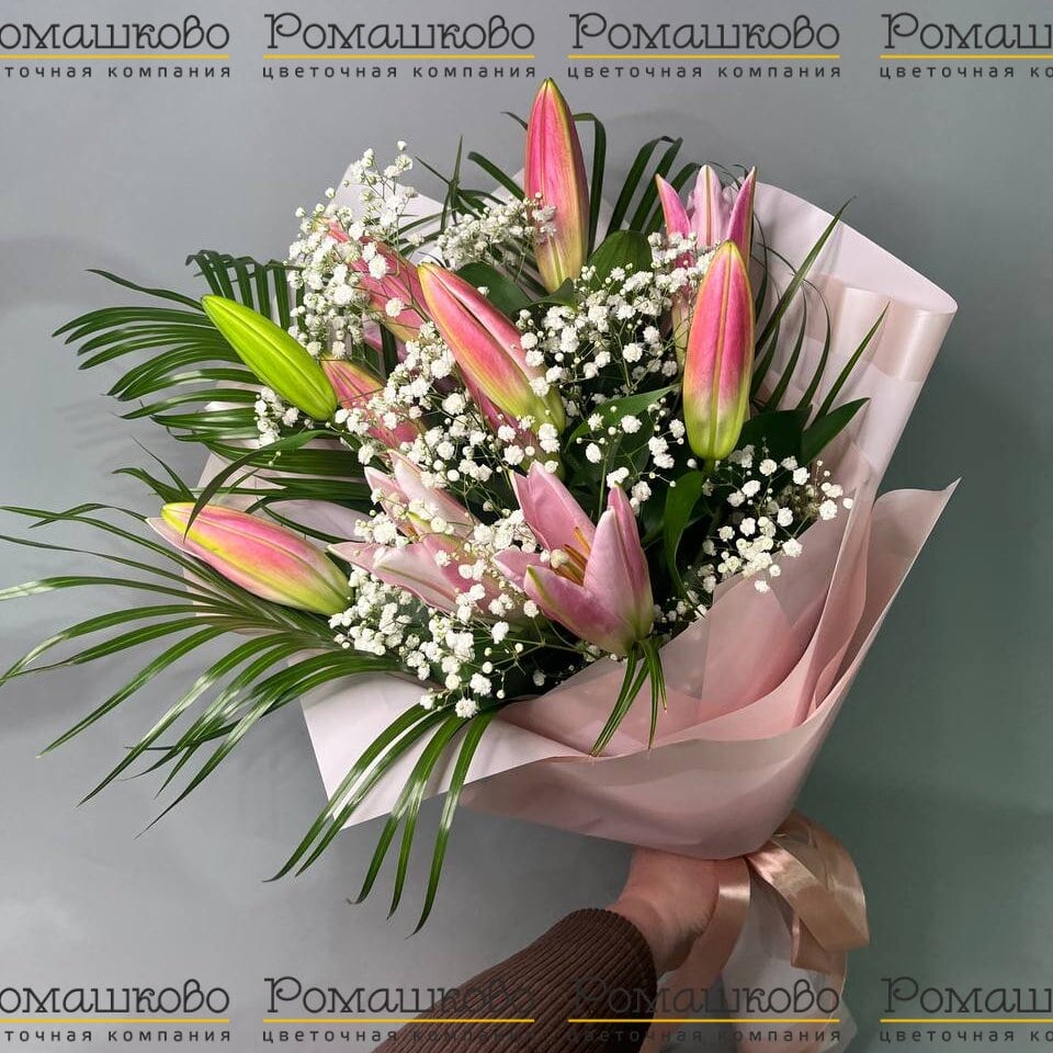 Букет из лилий «Холодное танго»