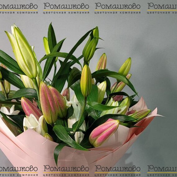 Букет из лилий «Алиса в стране чудес»