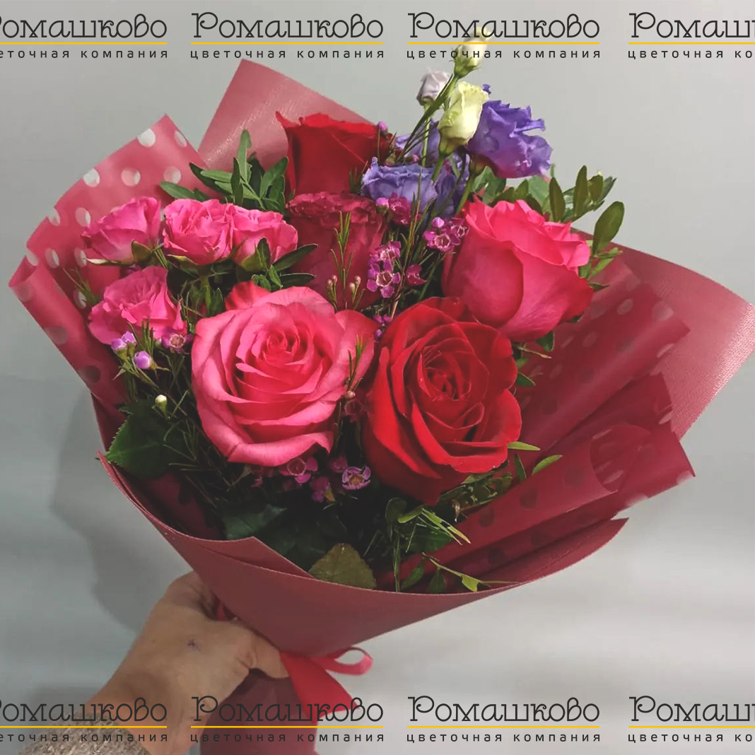Букет из роз «Цветут цветы»