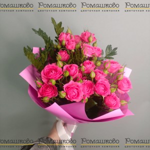 Превью Букет из кустовых роз «Королева»