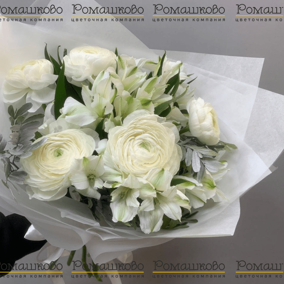 Букет из ранункулюсов «Мечтатели»