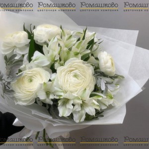 Превью Букет из ранункулюсов «Мечтатели»