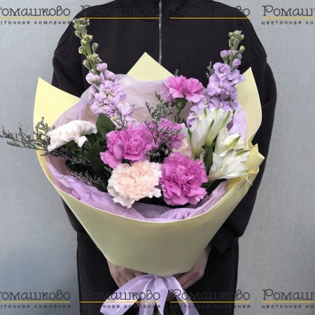 Букет из гвоздик «Хорошее настроение»