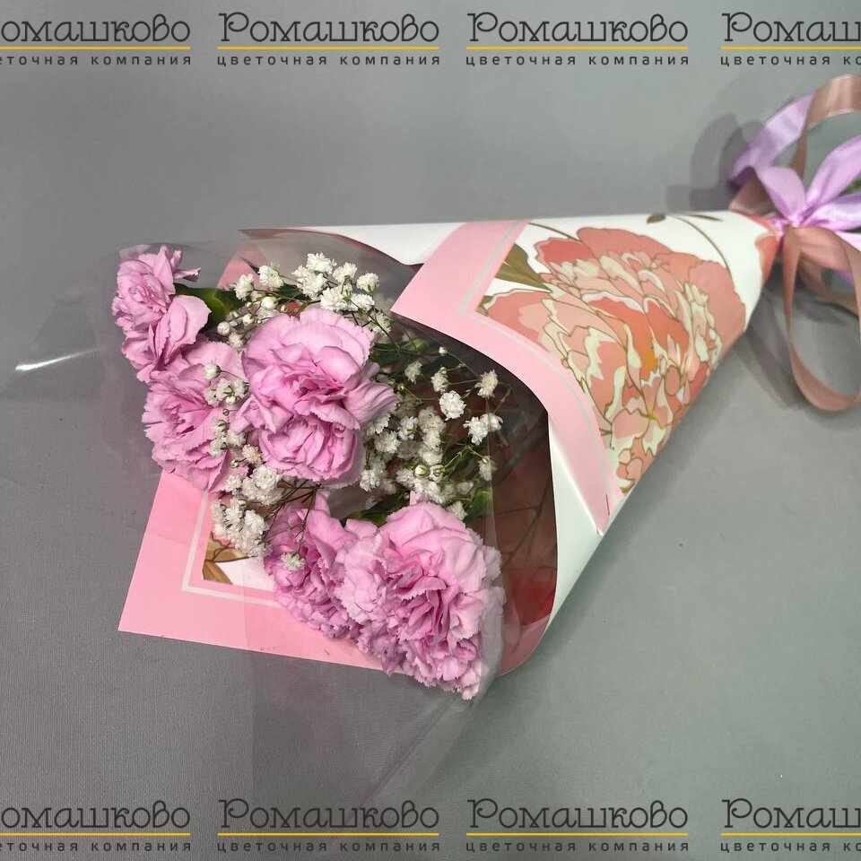 Букет из гвоздик «Хорошее настроение»