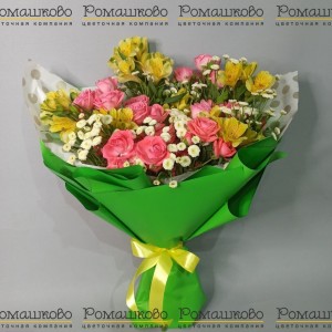 Превью Букет из альстромерий «Реальная любовь»