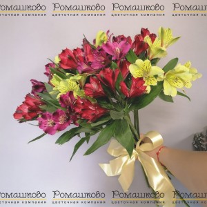 Превью Букет из альстромерий «Сердца трех»