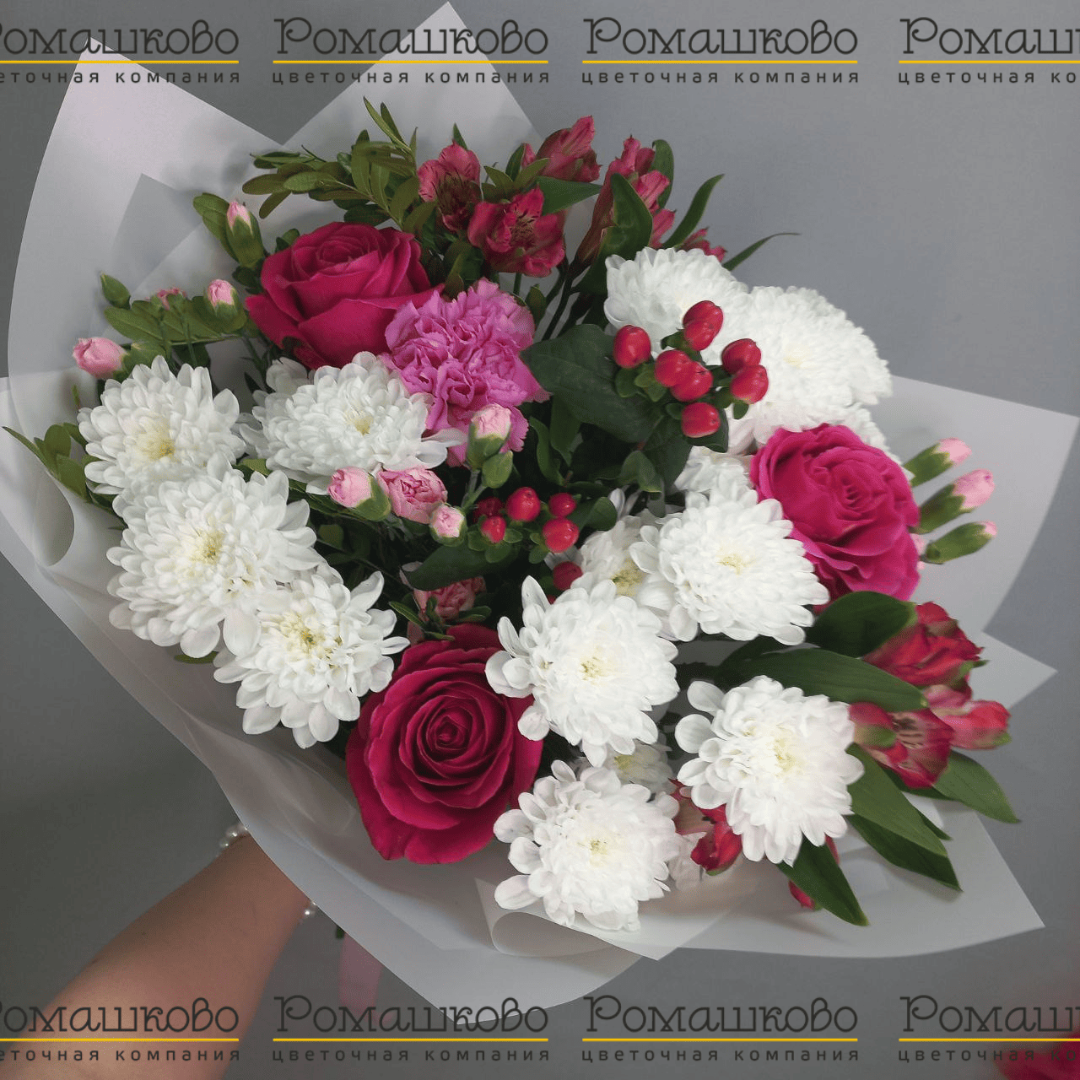 Букет «Алый закат»