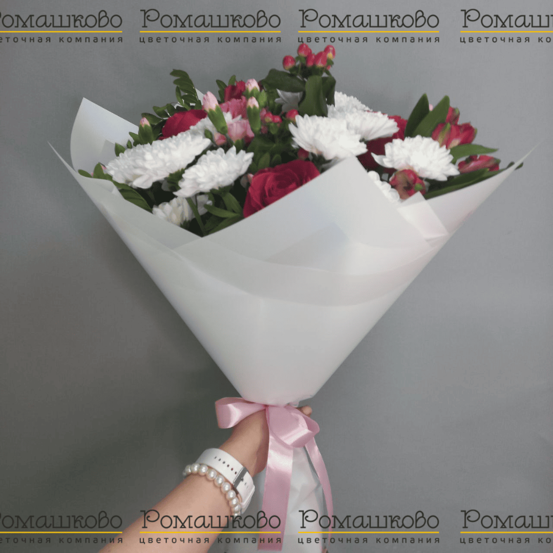 Букет «Алый закат»