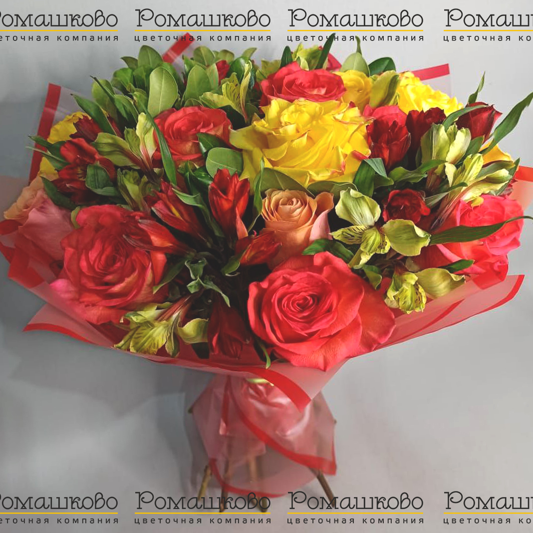 Букет «Алый закат»