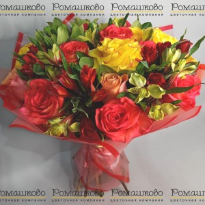 Превью Букет «Алый закат»