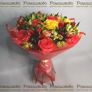 Превью Букет «Алый закат»